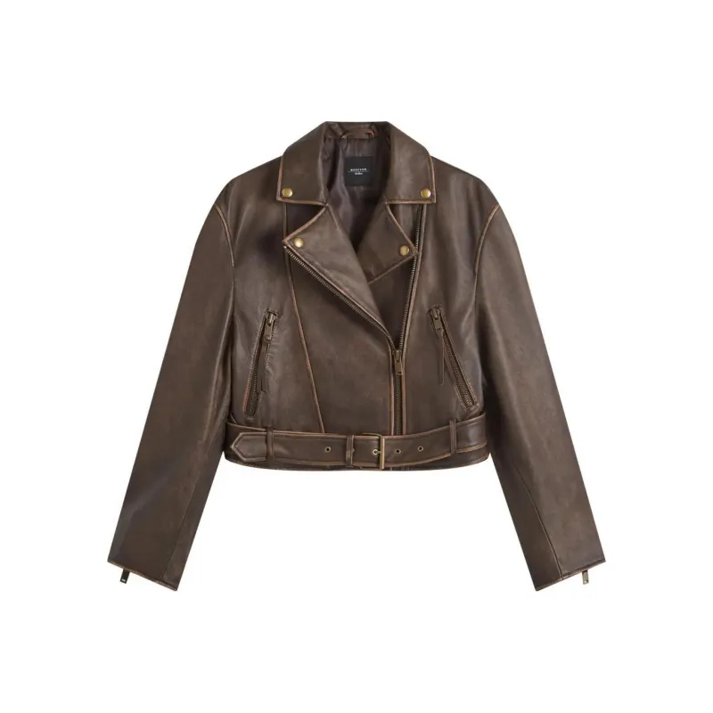 WEEKEND MaxMara Saletta Biker Jacket-0