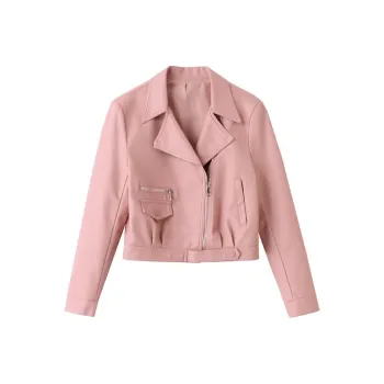 Yi Mengyuan Leather Jacket Women's
