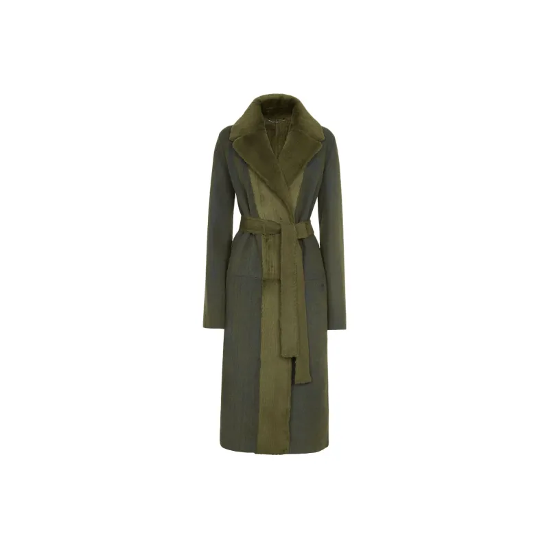 FENDI Collared Belted Coat-0