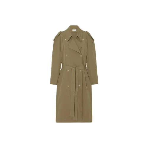 THE ROW Denver Coat 'Olive'