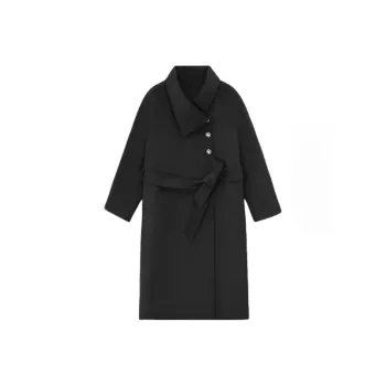 Icicofficial Velvet feel Coat Women's Black