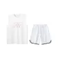 2 Pack (White Top+White Pants)