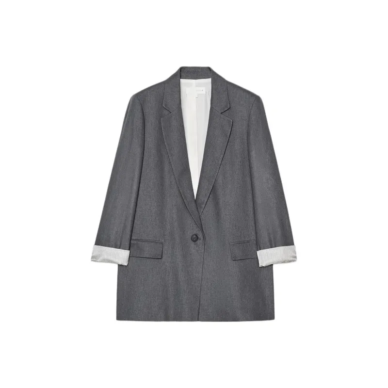 ZARA Business Suit Women's Coal Gray-0