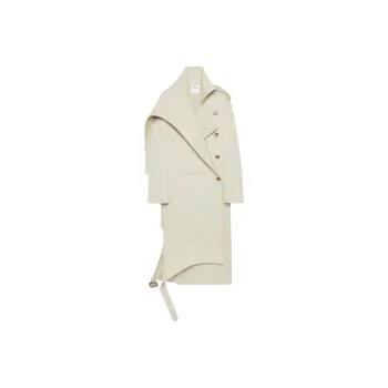 COURREGES Oblique Straight Hem Trench Coat