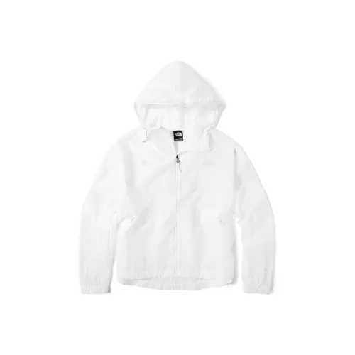 THE NORTH FACE Waterproof, Windproof, And Water Repellent Windbreaker Jacket Women's White