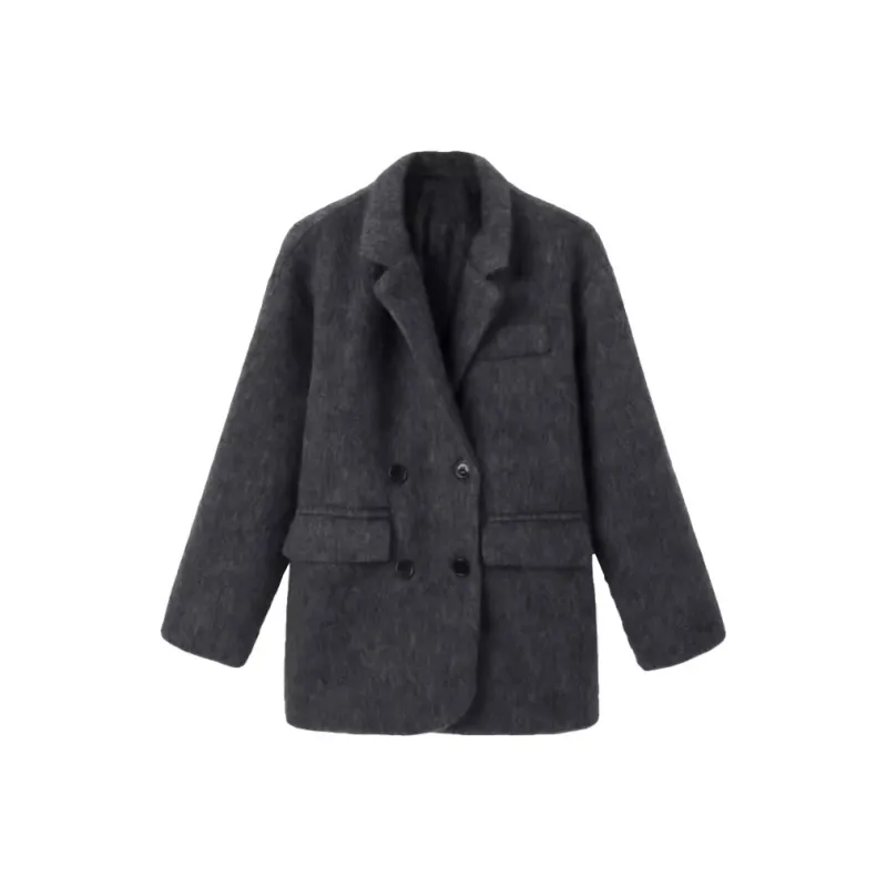 PAIN OR PLEASURE Coats Women's Gray-0