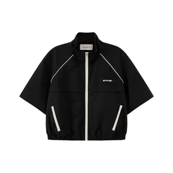 NO ONE ELSE Cropped Coat Women's Black