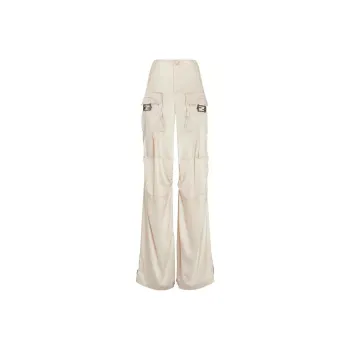 FENDI Buckled Satin Cargo Trousers