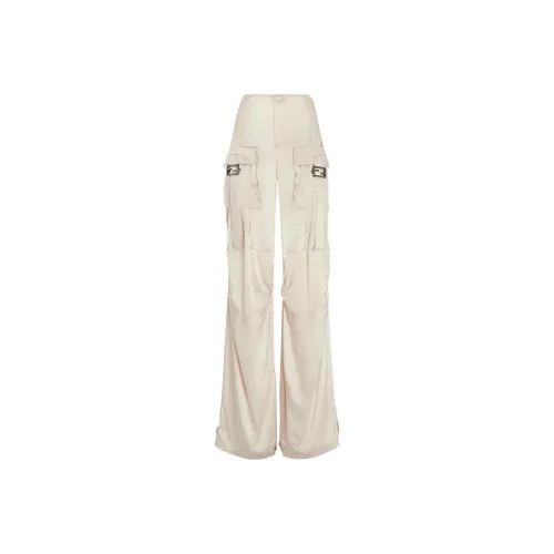 FENDI Buckled Satin Cargo Trousers