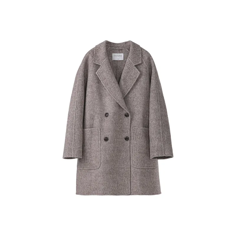 Fstudio Velvet feel Coat Women's Gray-0