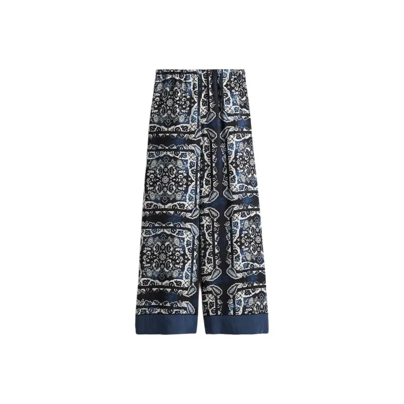 H&M Casual Pants Women's Dark Blue-0