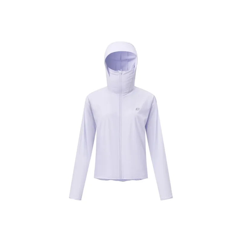 XTEP Breathable UV Protection Sun Protection Clothing Women's Sheer Purple-0