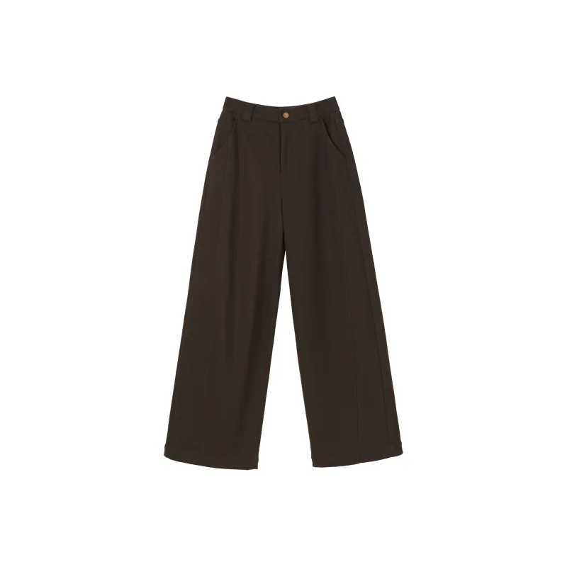 Fstudio Casual Pants Women's Chocolate-0