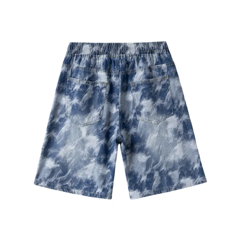 NRTY Casual Shorts Men's Denim Blue-1