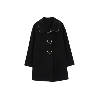 XWI Coats Women's French Black