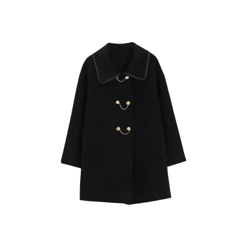 XWI Coats Women's French Black-0