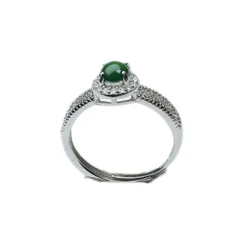 PUPAN Ice Glutinous Jadeite Rings Women's