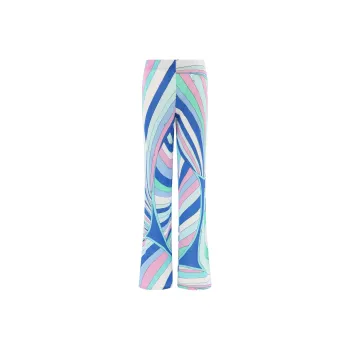 EMILIO PUCCI Marmo Printed Flared Trousers