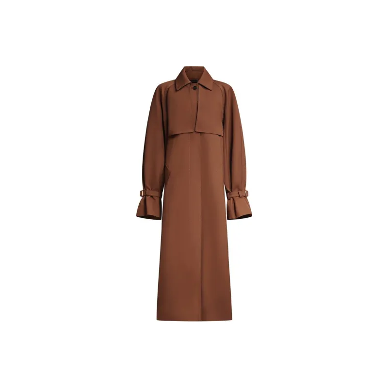 MaxMara Cosimo Belted Button Detailed Coat-0