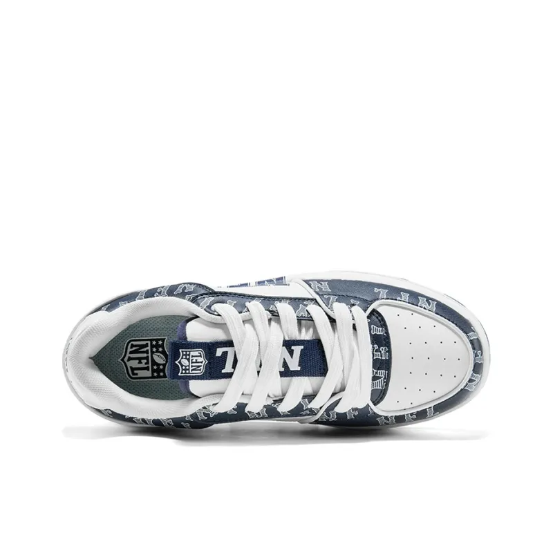 NFL College 1 25 Toddler Shoes Low Top Skateboard Shoes Unisex Dark Blue-3
