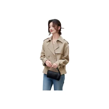 Like The Age Of Water Trench Coat Women's Khaki
