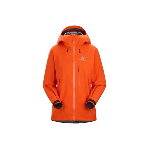 Arcteryx BETA SV Windproof Breathable Wear-Resistant Windbreaker Jacket Women's Orange