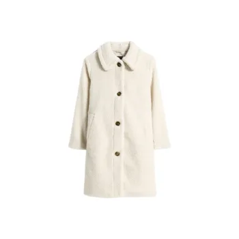 GAP Velvet feel Coat Women's Ecru