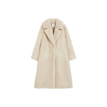 Bebe Velvet feel Coat Women's Light Camel