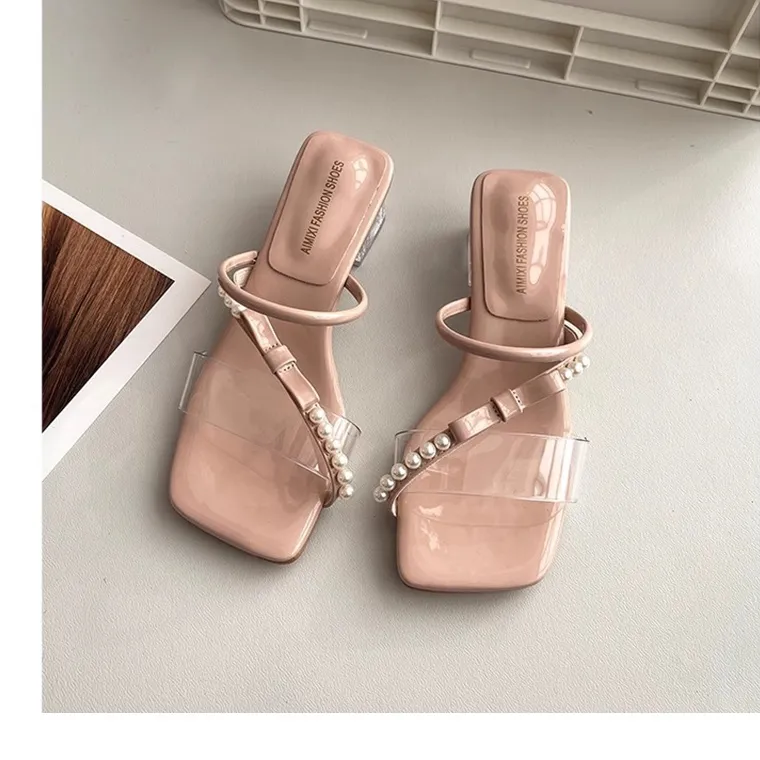 LXVB Rubber Sole Slip Resistant Slide Slippers Women's-3
