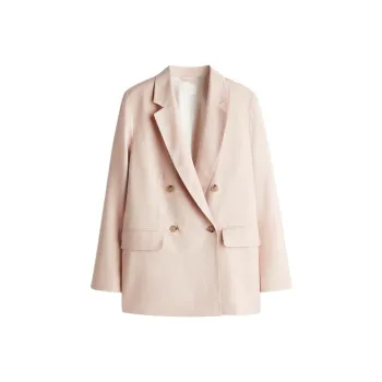 H&M Business Suit Women's Light Gray Pink