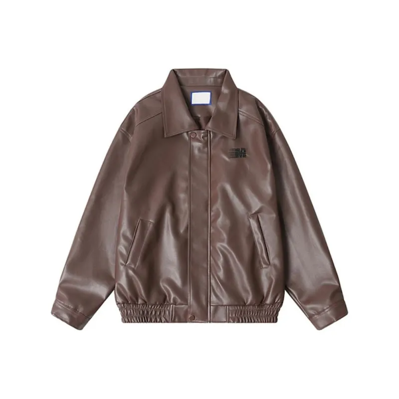 DanerWang Leather Jacket Unisex-4