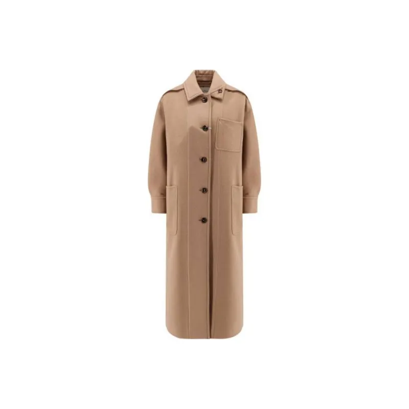 MaxMara Aldod Button Up Coat-0