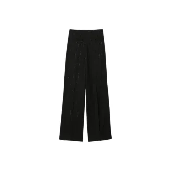 Sandro Sequined Palazzo Pants
