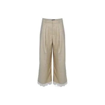 ROSESTUDIOBYGUOPEI Casual Pants Women's Coffee