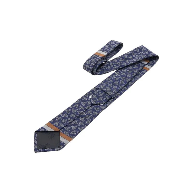 Vivienne Westwood Silk Ties Men's Blue-2
