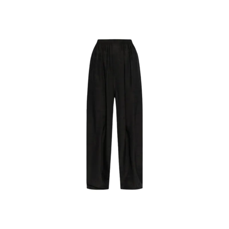 Balenciaga Logo Detailed Pleated Trousers-0