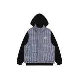 Flagship Embroidery Sweatshirt Black+Vest[Two-Piece Set]