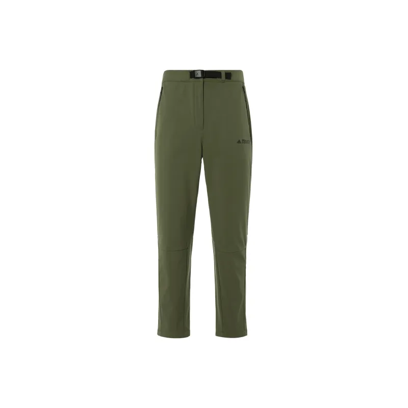 Adidas Casual Pants Women's Dark Olive Green-0