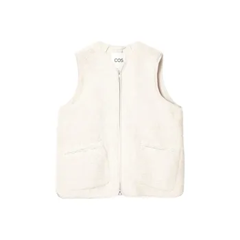 COS Vests Women's Ivory White