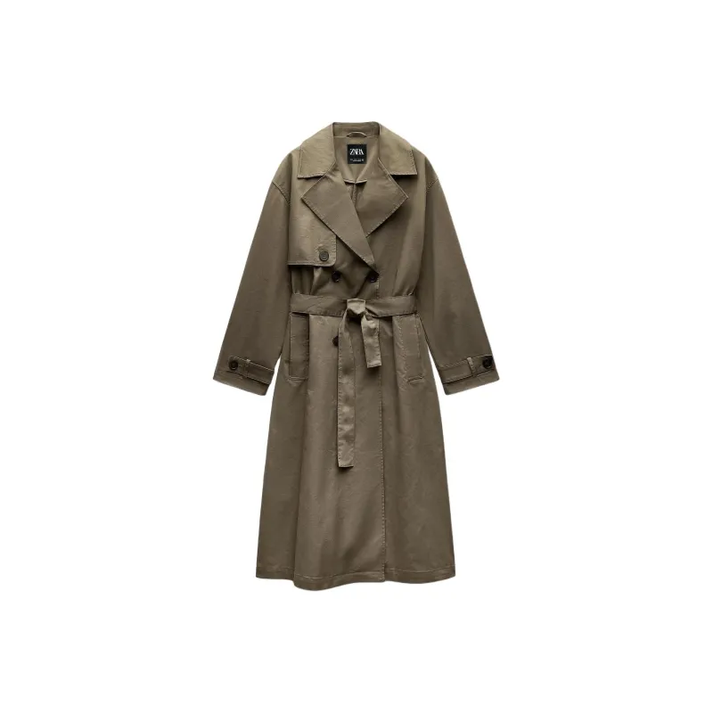 ZARA Trench Coats Women's-0