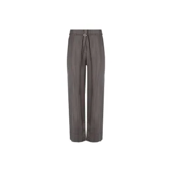 GANNI Striped Straight-leg Trousers