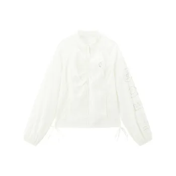LEDIN Cropped Coat Women's White
