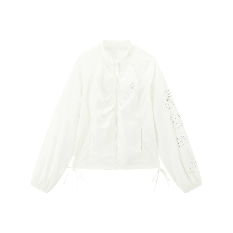 LEDIN Cropped Coat Women's White-0