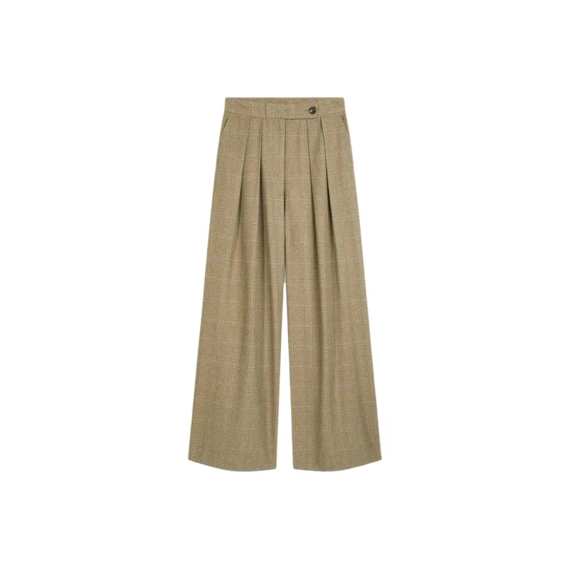 DRIES VAN NOTEN SS24 Casual Pants Women's Khaki-0