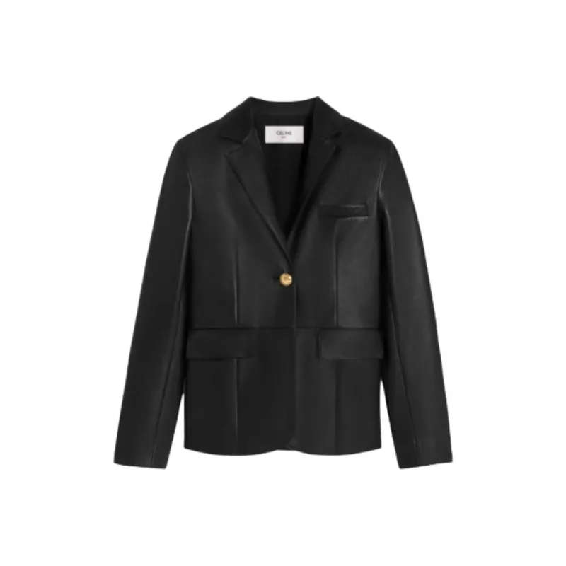 CELINE Tailored Jacket In Soft Lambskin-0