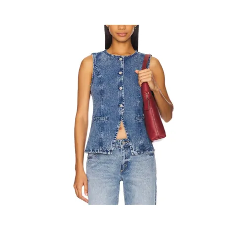 STEVE MADDEN Vest Women's Light Blue