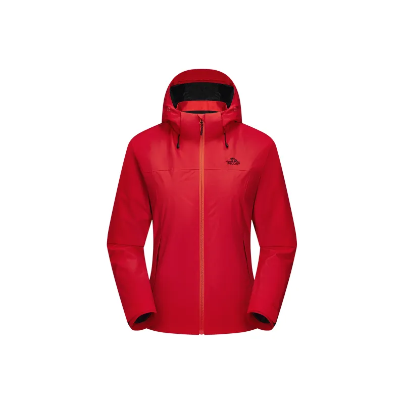 PELLIOT Water Resistant Windproof Breathable Wear Resistant Rainproof Windbreaker Jacket Women's-28
