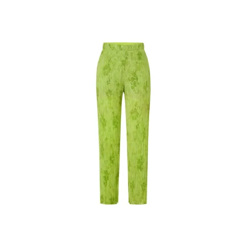 MO&CO Casual Pants Women's Cold Light Green