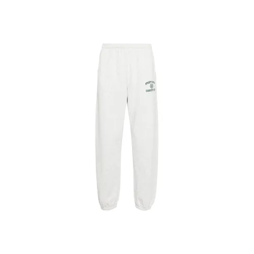 SPORTY & RICH Varsity Crest Tapered Leg Pants
