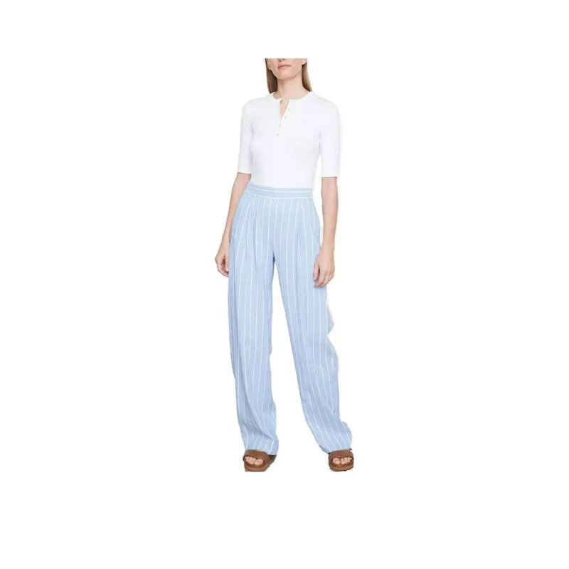 VINCE Casual Pants Women's Blue-0